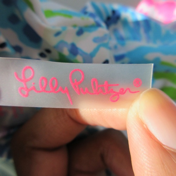 Lilly Pulitzer Celestial Seas Skort 12 Blue Pink Ruffle Swim Skirt Resort 164 - Picture 2 of 9